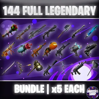 Bundle | 105x 144 GR Weapons | Fortnite STW