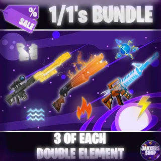 Bundle | 9x 1/1 Double Element | Fortnite STW