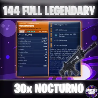 x30 144 GR Nocturno | Fortnite STW