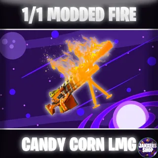 1x 1/1 Fire Candy Corn LMG | Fortnite STW