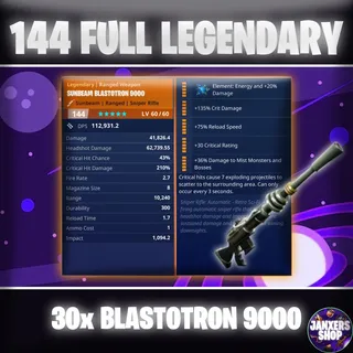 x30 144 GR Blastotron 9000 | Fortnite STW