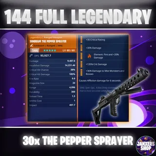 x30 144 GR The Pepper Sprayer | Fortnite STW