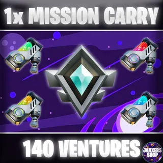 1x 140 Ventures Carry | Fortnite STW