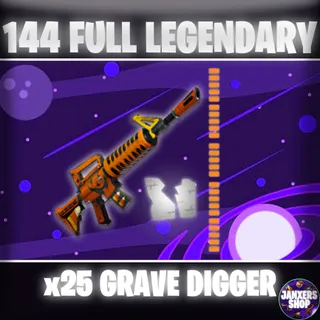 x25 144 Grave Digger | Fortnite STW