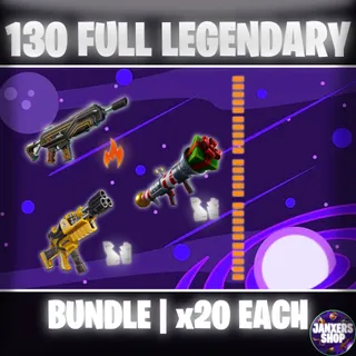 Bundle | 60x 130 GR Guns | Fortnite STW