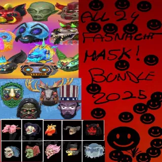 Fasnacht Full Mask Set