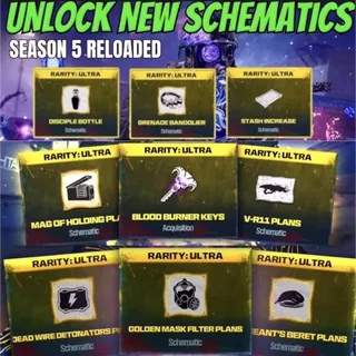 MW3 SEASON 2 & 3 & 5 SCHEMATICS