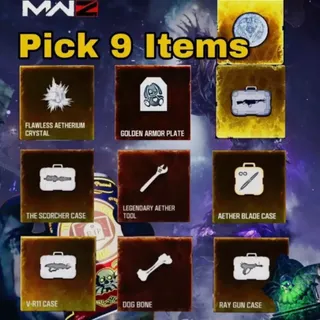 MW3 Zombies Pick Any 9 items 