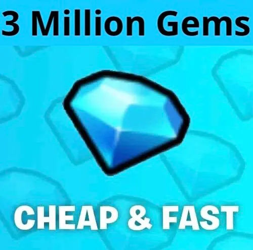 3m Gems - Roblox Game Items - Gameflip