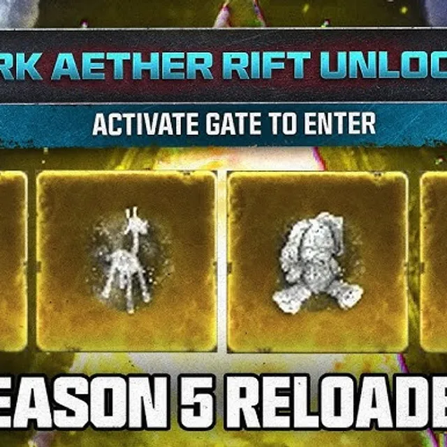 SEASON 5 DARK AETHER RIFT ITEMS - Call of Duty Artículos del Juego ...