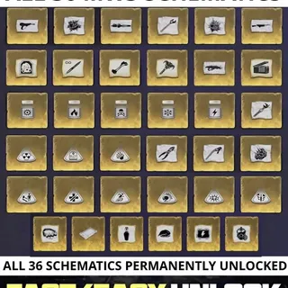 MW3 Zombies All 36 Schematics 