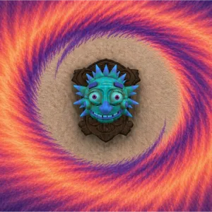 Fasnacht glowing Sun