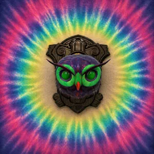 Fasnacht glowing Owl
