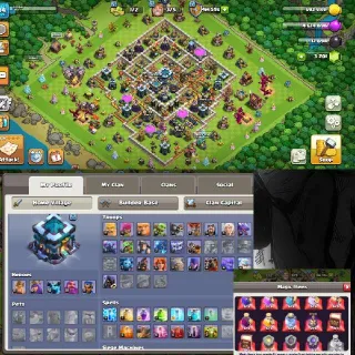 MAX TH13 Clash of clans HEROES 51-60-42-30-11/Clash Royale/Brawl Stars acc