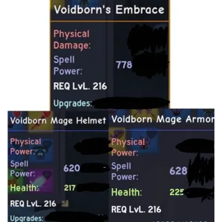 Blue Voidborn Mage + Voidborn's Embrace Fully Upgraded