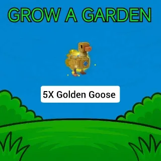 5X Golden Goose Grow A Garden - GAG