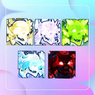 3X King/Guardian/Wolf/Sinister/Angelic Skull BGSI