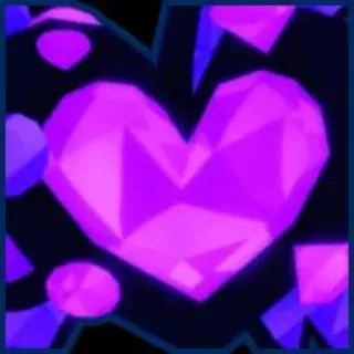 Shiny Mythic Neon Crystal Heart BGSI
