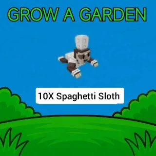 10X Spaghetti Sloth Grow A Garden - GAG