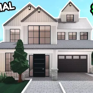 bloxburg modern house