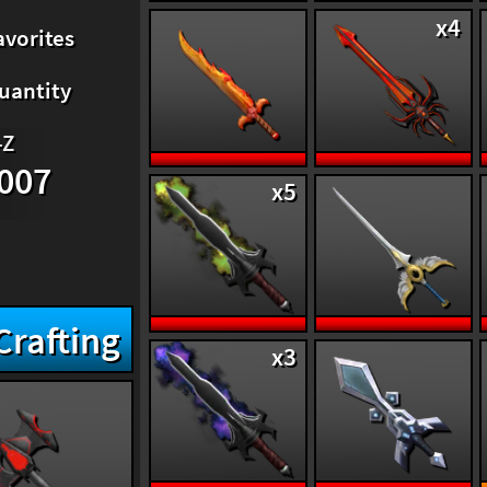 Weapon 5 Competitor Blades In Game Items Gameflip