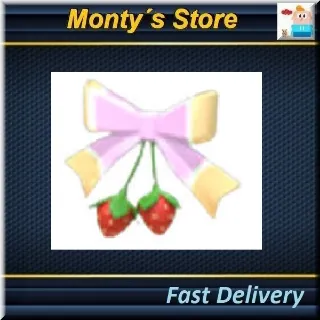 STRAWBERRY SHORTCAKE BOW