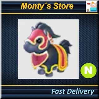 Neon Jousting Horse