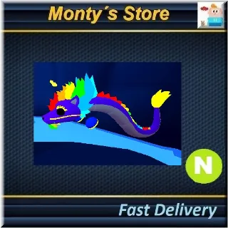Neon Rainbow Dragon
