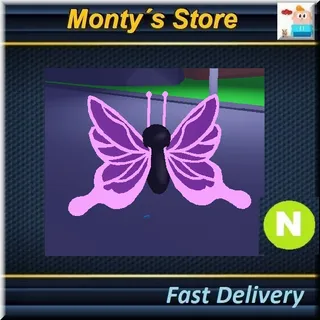 Neon Purple Butterfly