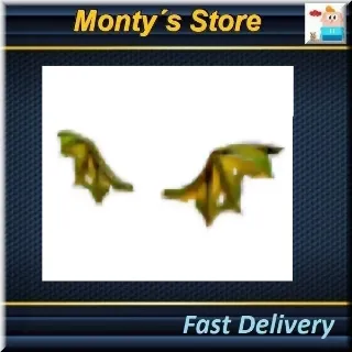 Halloween Green Zombie Bat Wings