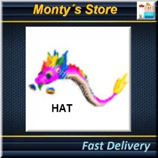 Rainbow Dragon Hat