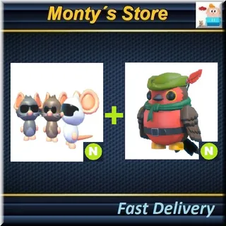 N Blind Mice + N Huntsman Robin