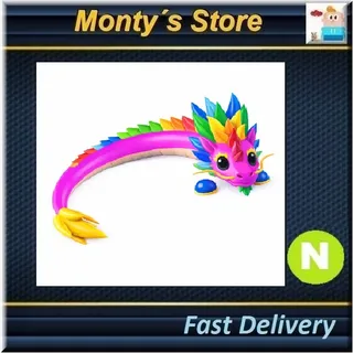 Neon Rainbow Dragon
