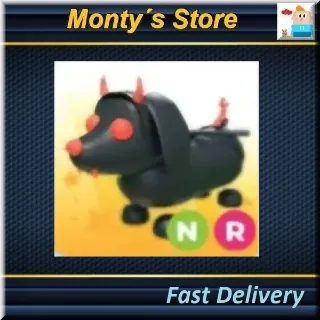 NR Halloween Evil Dachshund