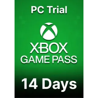 Xbox Game Pass PC 14 Days Trial (For New Account Only) - Global Key