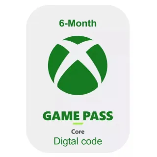 XBOX CORE GAME PASS 6 MONTHS ⚡Auto Delivery