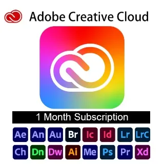 Adobe Creative Cloud – 1 Month Official Subscription