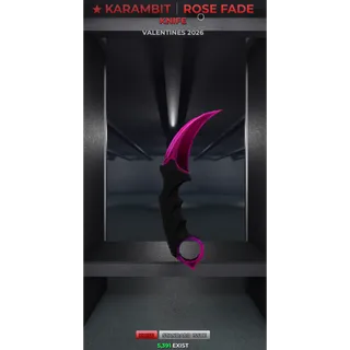 Sniper Duals | Karambit | Rose Fade 