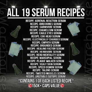 Serum Recipes