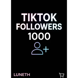 TikTok 1000 follow | Fast & Safe Delivery | Viral TikTok Video Boost | Service | Follower Service