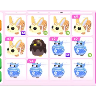 Pet bundle - adopt me. READ DESC for all pets 