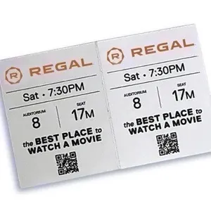 2 Regal Tickets: Any Movie (Standard, RPX, Screen X, Real 3D)