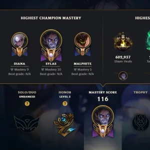 🔥 League of Legends Account – NA | Low Rank ALT / Fresh Start 🔥