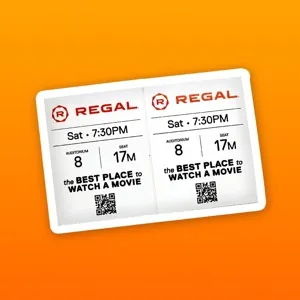 1 Regal Tickets: Any Movie (4DX, 4DX 3D)