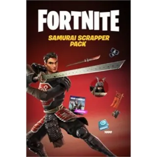 Fortnite - Samurai Scrapper Pack + 1000 V-Bucks Challenge (XBox - Brazil)