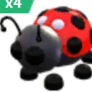 4x Ladybug