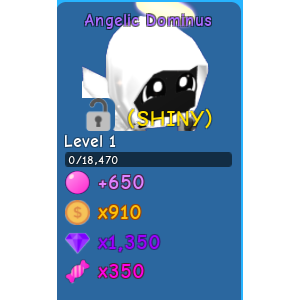 Pet Shiny Angelic Dominu Bgs In Game Items Gameflip - how to get 650 robux free robux games working