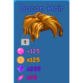 Other Legendary Bacon Hair Hat In Game Items Gameflip