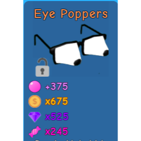 Other Legendary Eye Popper Bgs In Game Items Gameflip - roblox eye hat