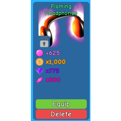 Other Flaming Headphones Bgs In Game Items Gameflip